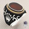 *TAJA Silver 925 men ring made in turkey - Görsel 2