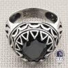 *TAJA Silver 925 men ring made in turkey - Görsel 7
