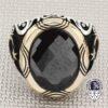 *TAJA Silver 925 men ring made in turkey - Görsel 4