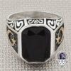 *TAJA Silver 925 men ring made in turkey - Görsel 2
