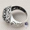 *TAJA Silver 925 men ring made in turkey - Görsel 6