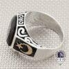 *TAJA Silver 925 men ring made in turkey - Görsel 6