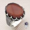 *TAJA Silver 925 men ring made in turkey - Görsel 6